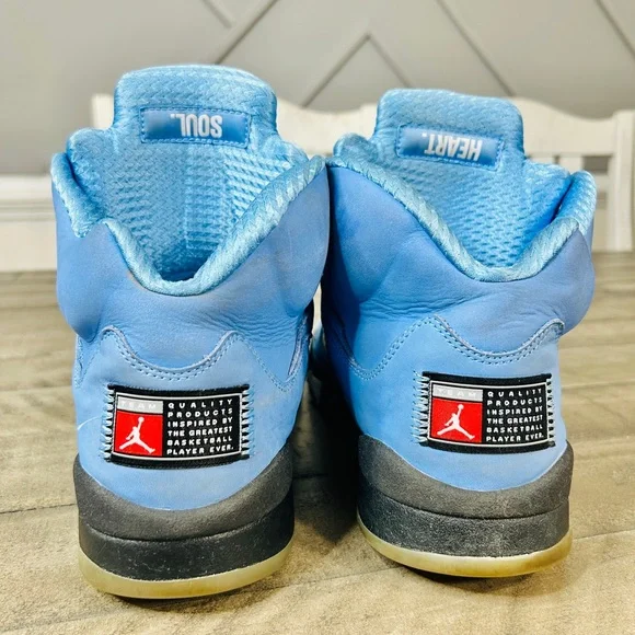 Air Jordan 5 Retro UNC University Blue Men’s Size 12 - Picture 6 of 8